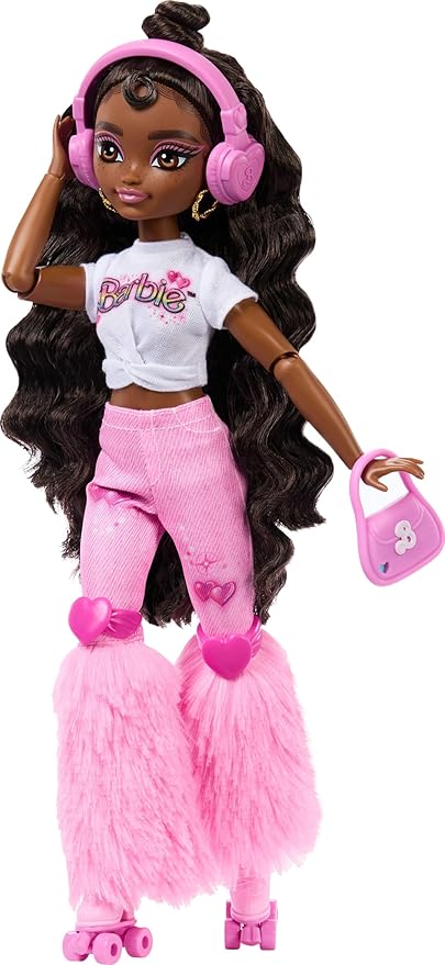 Barbie Dream Besties Roller Skate - Barbie Brooklyn JFX97 - Colorland Toys