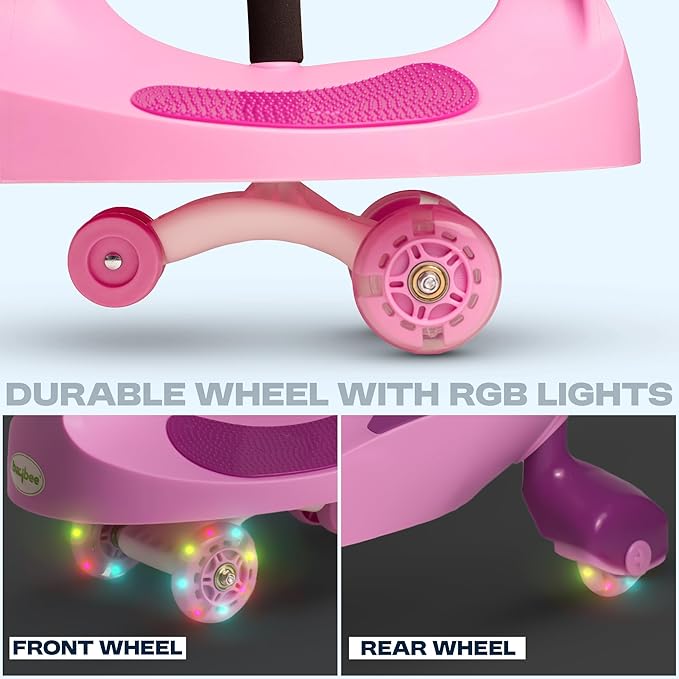Swing Car With Light Purple/Pink