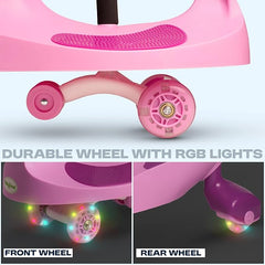 Swing Car With Light Purple/Pink
