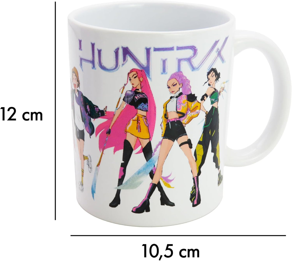 K-Pop Demon Hunters 11Oz White China Mug Huntrix 81009 — image 3