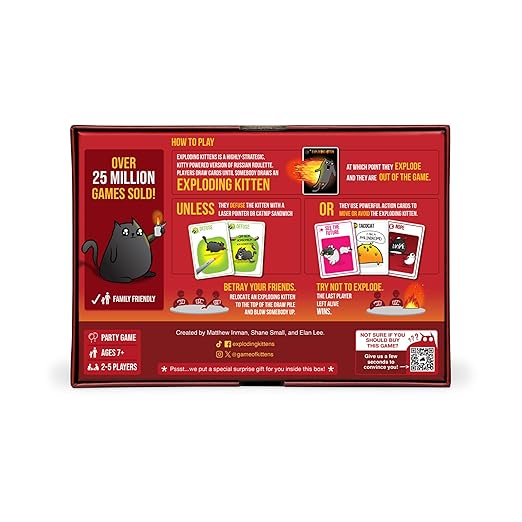 Exploding Kittens EKIEK01AR - Colorland Toys