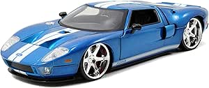 Jada Fast & Furious 2005 Ford GT Blue Metallic 1:24 253203013