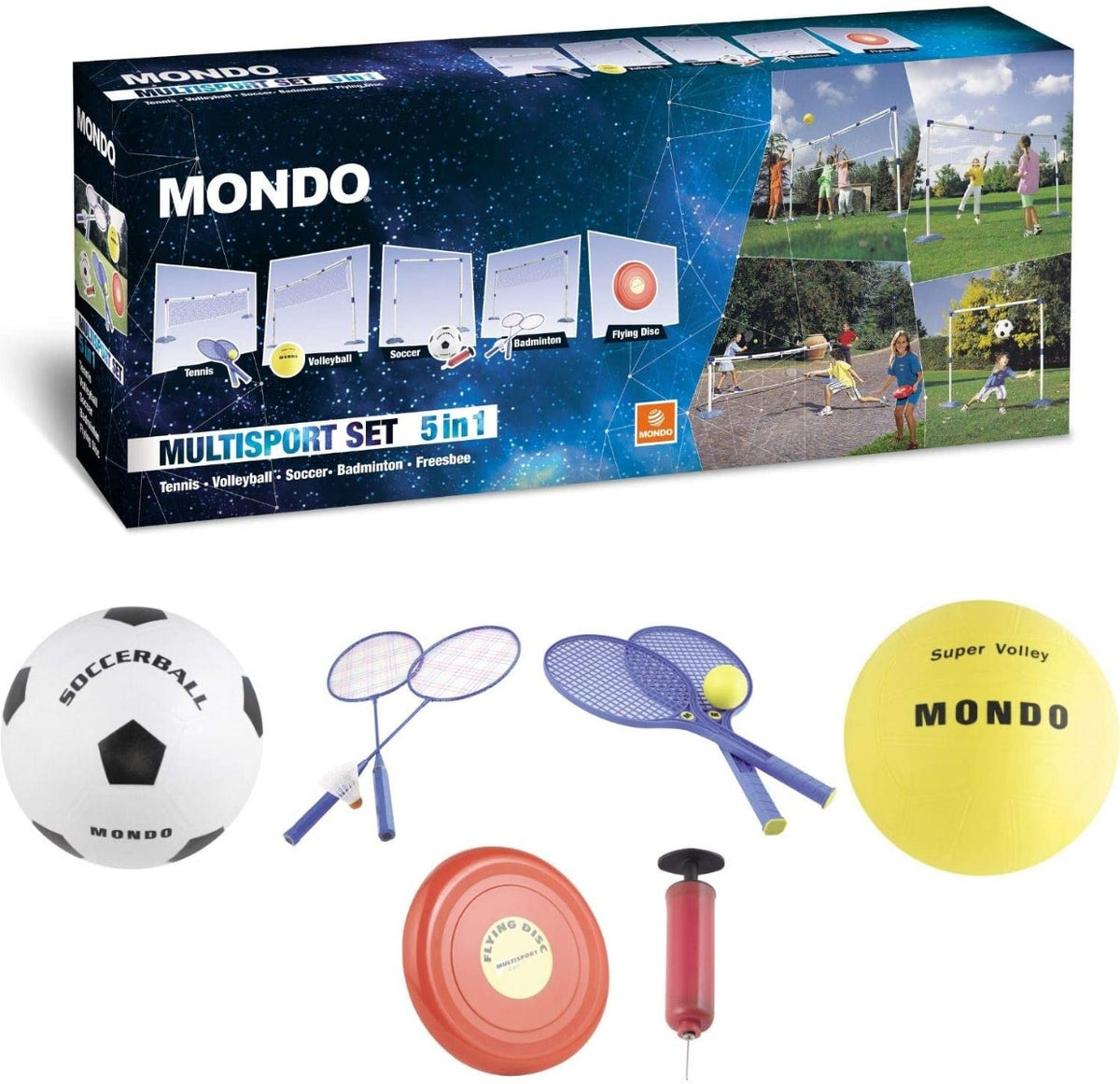 Mondo Multi Sport Set 5 in 1 - Colorland Toys