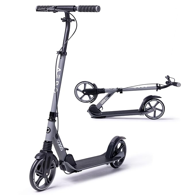 Aero Folding Scooter Grey A200