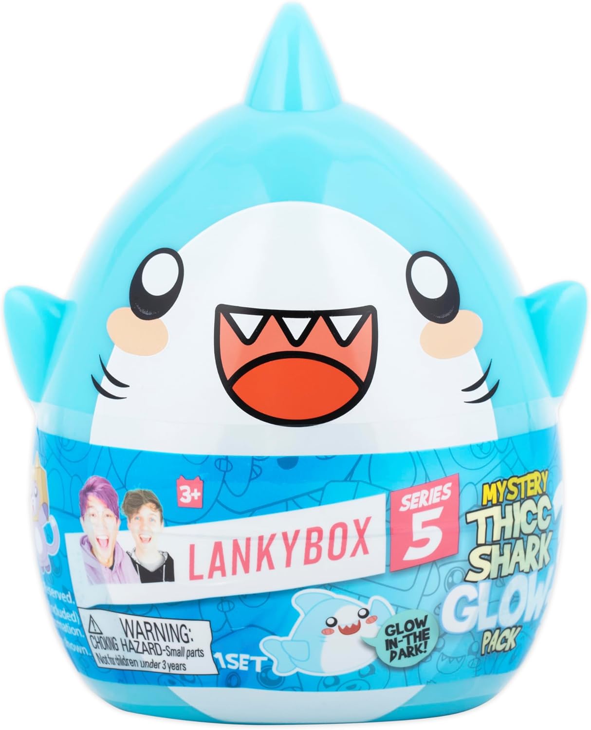 LankyBox Mystery Thicc Shark Glow BON-2702 - Colorland Toys