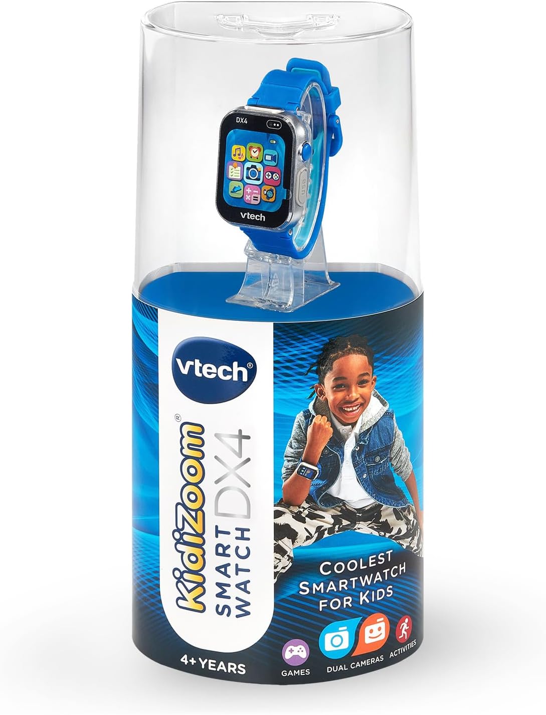 VTech Kidizoom Smart Watch Dx4 Blue VT80-575200 - Colorland Toys
