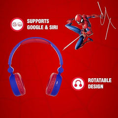 Marvel Spiderman Bluetooth Headphones With Swivel Cups MV-9966-SM2