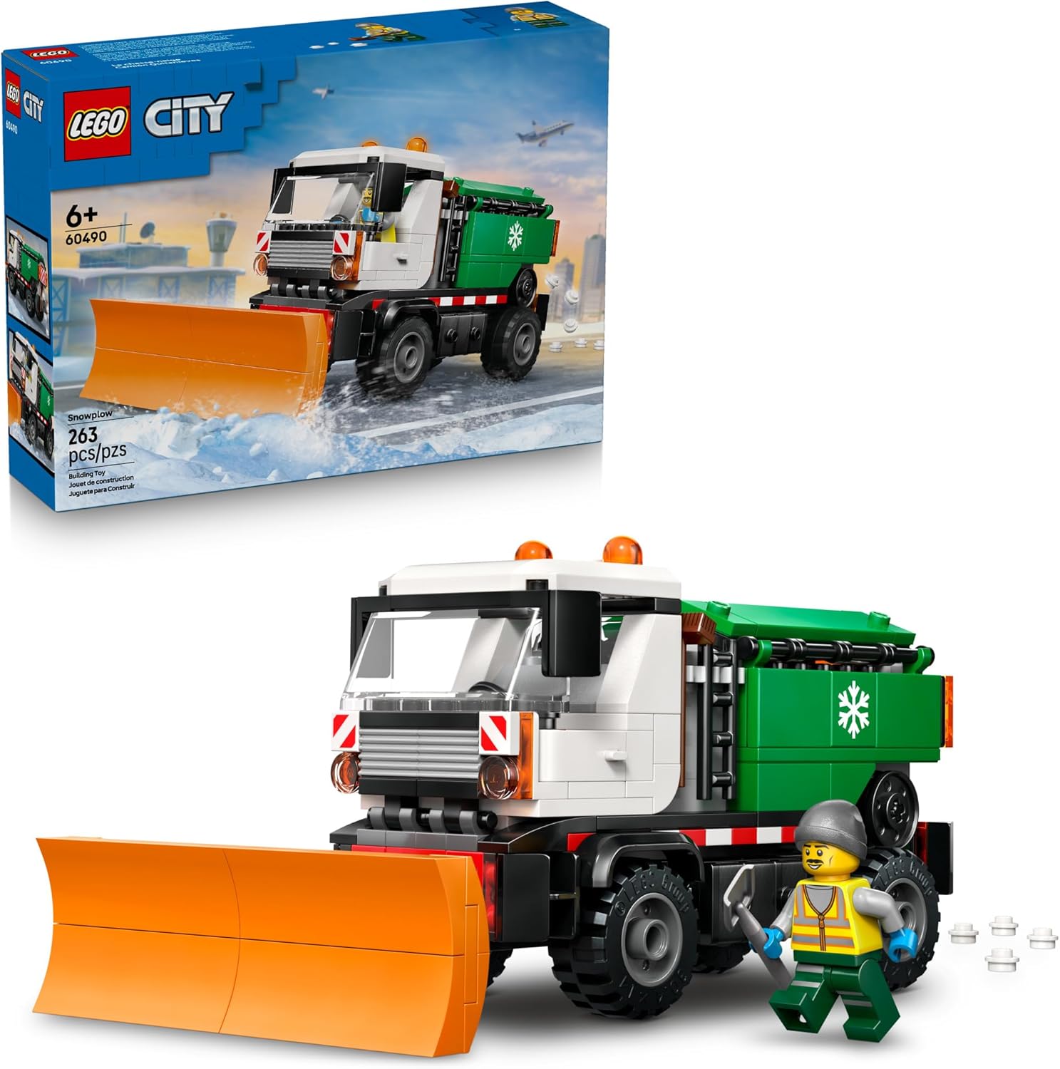 LEGO City Snowplow 60490 - Colorland Toys