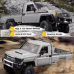 Toyota Land Cruiser LC79 4WD Off-Road Crawler Pickup Truck w/Upgraded LED Lighting (Silver) | MN-82PRO