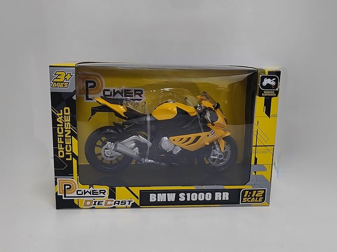 MSZ BMW Motorcycle Diecast S1000RR 1:12 68001A - Colorland Toys