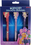 K-Pop Demon Hunters Erasable Gel Pen 3 Pack 81026