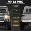 Toyota Land Cruiser LC79 4WD Off-Road Crawler Pickup Truck w/Upgraded LED Lighting (Silver) | MN-82PRO