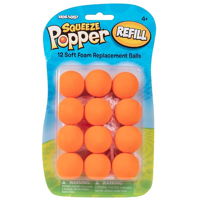 Power Popper Atomic Refill Balls Orange HW-54000
