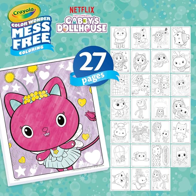 Crayola Color Wonder Set Gabby's Dollhouse CY75-2861 - Colorland Toys