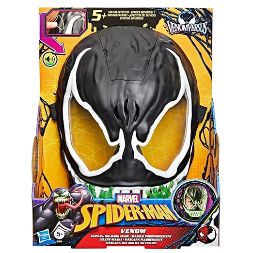 Marvel Spider-Man Venom vs Venum Glow-In-The-Dark Mask G1828 - Colorland Toys