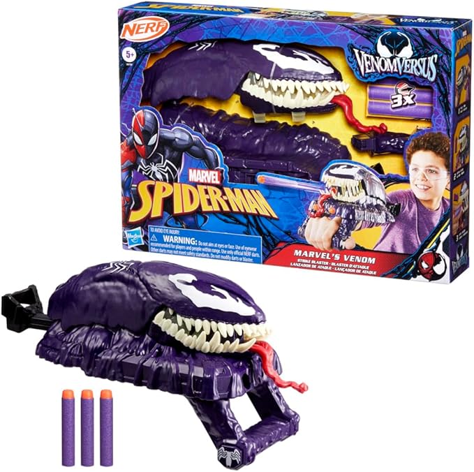 Marvel Spiderman Venom Vs Venom Strike Blaster G0730 - Colorland Toys