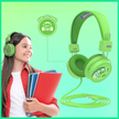 Booma Beats Wired Headphones (Green)