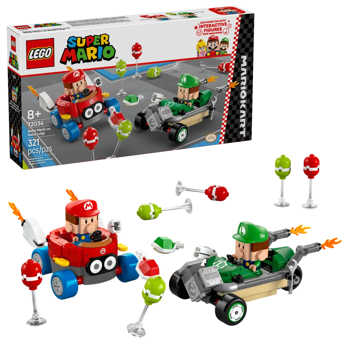 LEGO Mario Kart – Baby Mario VS Baby Luigi 6526945/72034