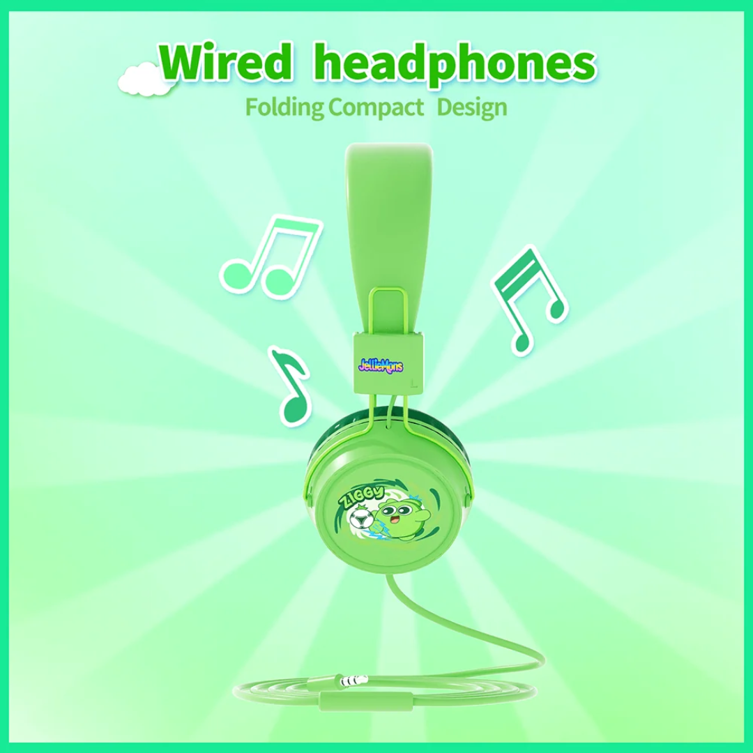 Booma Beats Wired Headphones (Green) — image 7