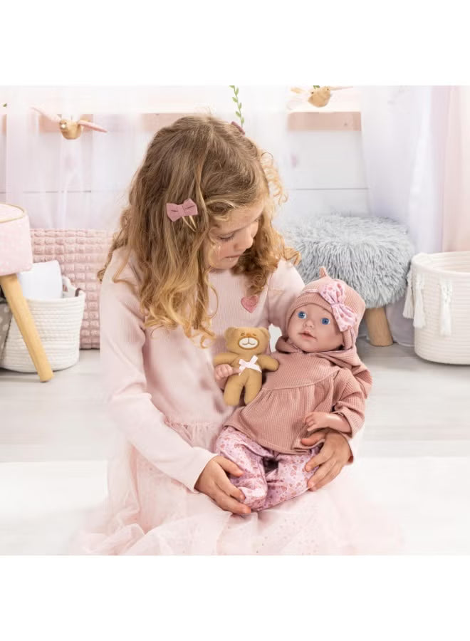 Reborn Baby Doll With Blanket And Pillow 38cm  93827AO — image 4