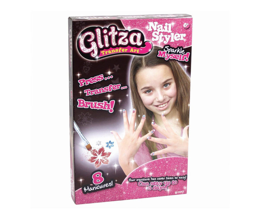 Glitza Transfer Art Sparkle Nail Styler Set 7523 — image 1
