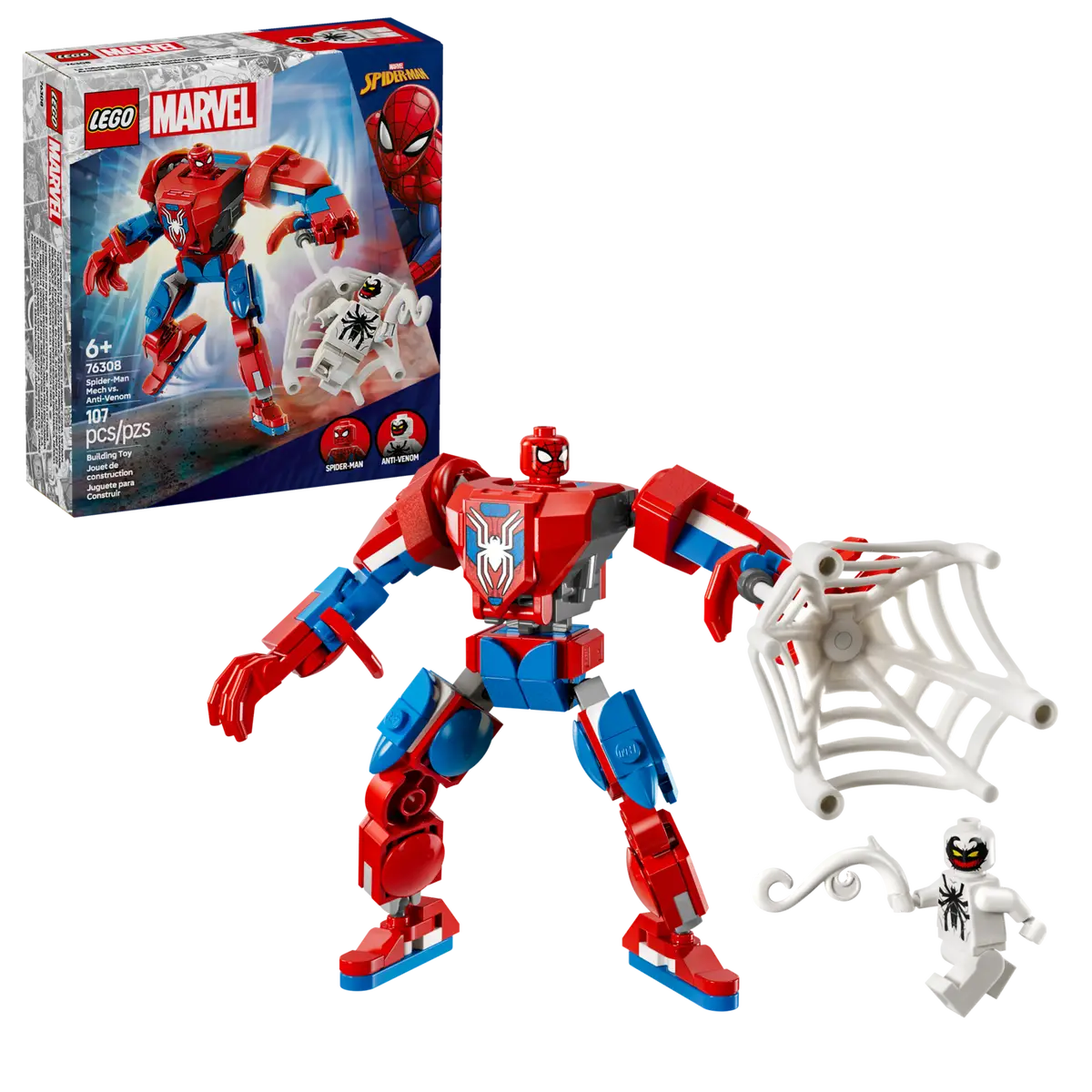 LEGO Spider-Man Mech Vs Anti-Venom V29 6527584/76308