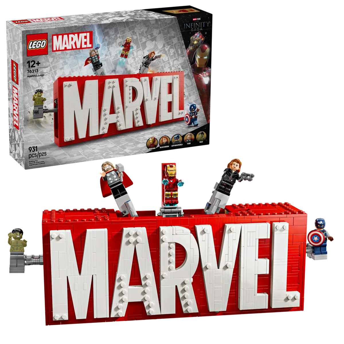 LEGO Marvel Logo & Minifigures V29 6527594/76313