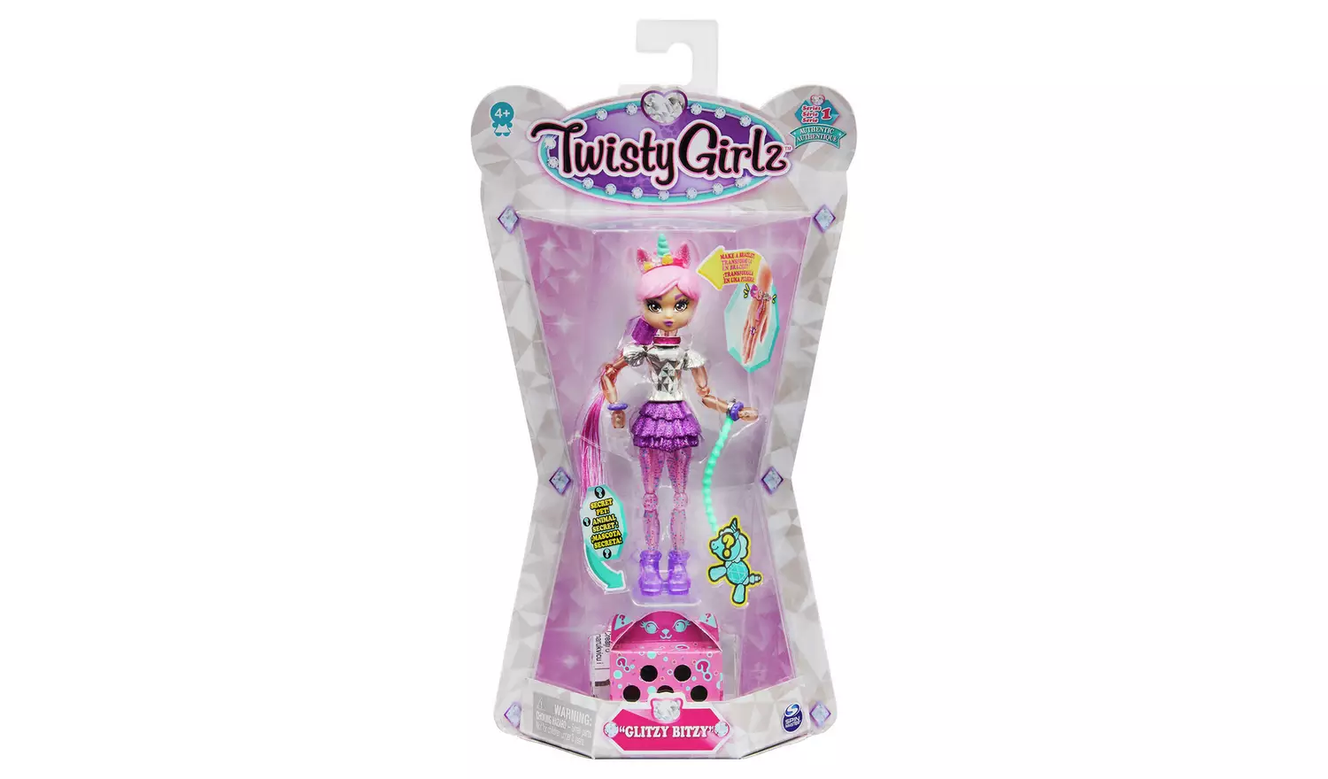 Twisty Girlz Transforming Doll Glitzy Bitzy 6059393 - Colorland Toys