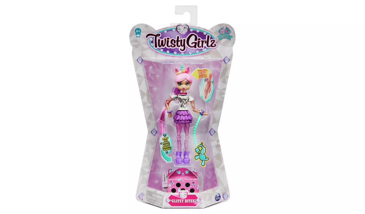 Twisty Girlz Transforming Doll Glitzy Bitzy 6059393 - Colorland Toys