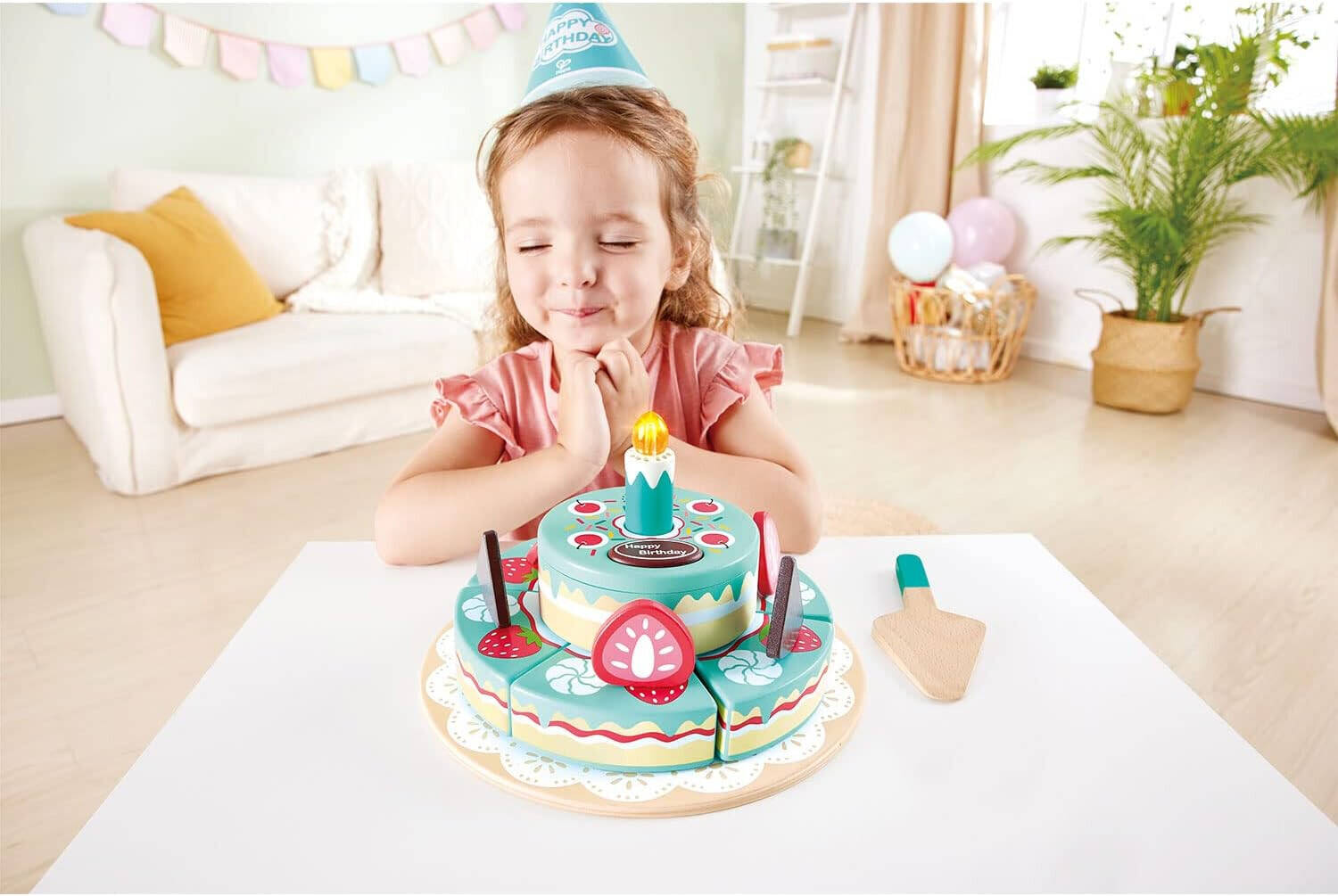 Hape Interactive Happy Birthday Cake E3180 - Colorland Toys