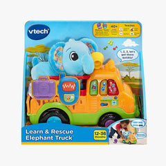 VTECH Learn And Rescue Elephant Truck VT80-570900 - Colorland Toys
