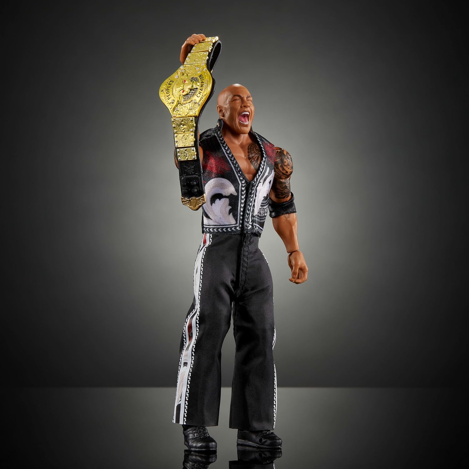 WWE Ultimate Edition The Rock Action Figure – 6” with Accessories (JCJ69)