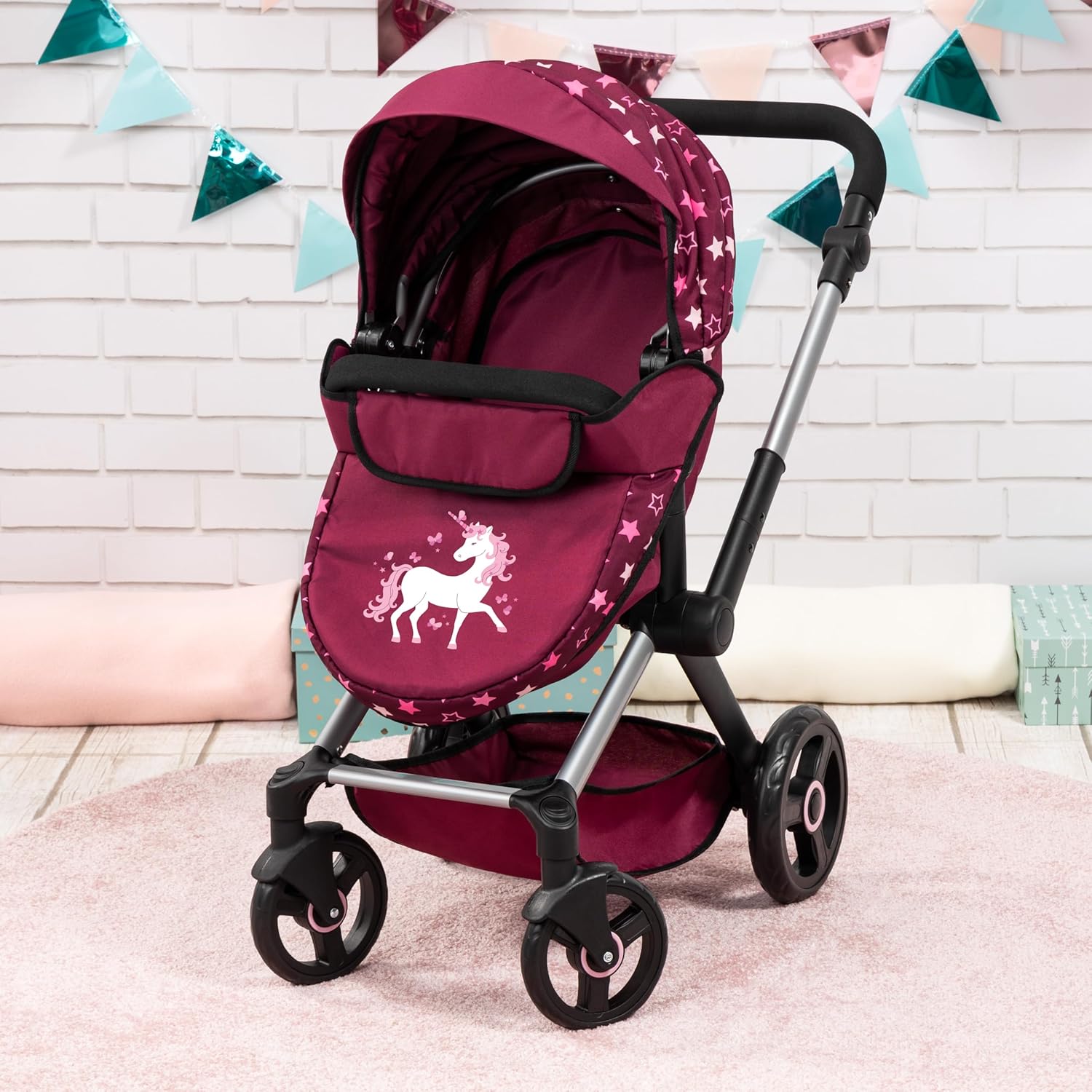 Dolls Pram Xeo 17023AA - Colorland Toys