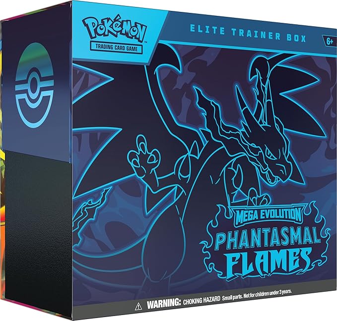 Pokemon TCG ME02-Phantasmal Flames Elite Trainer Box 10-10186-101 - Colorland Toys