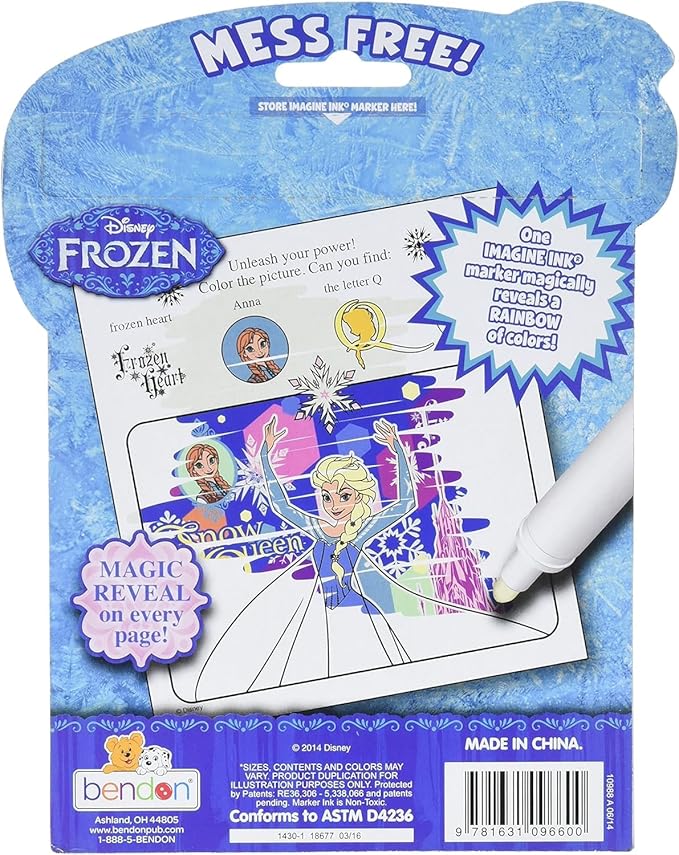Skoodles Frozen Magic Ink Book
