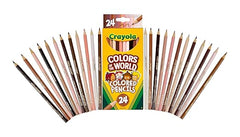 Crayola Colors Of The World 24ct Pencils CY68-4607