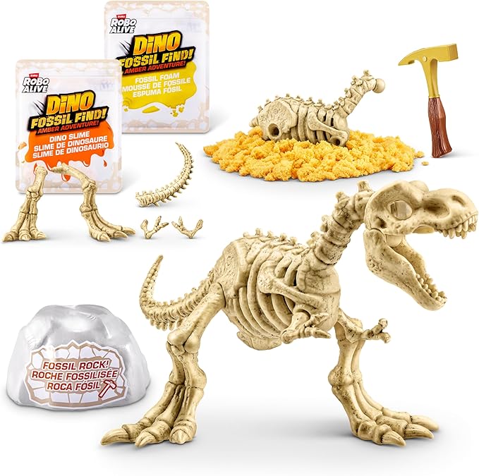 Zuru Robo Alive Fossil Find Amber Adventure 71153