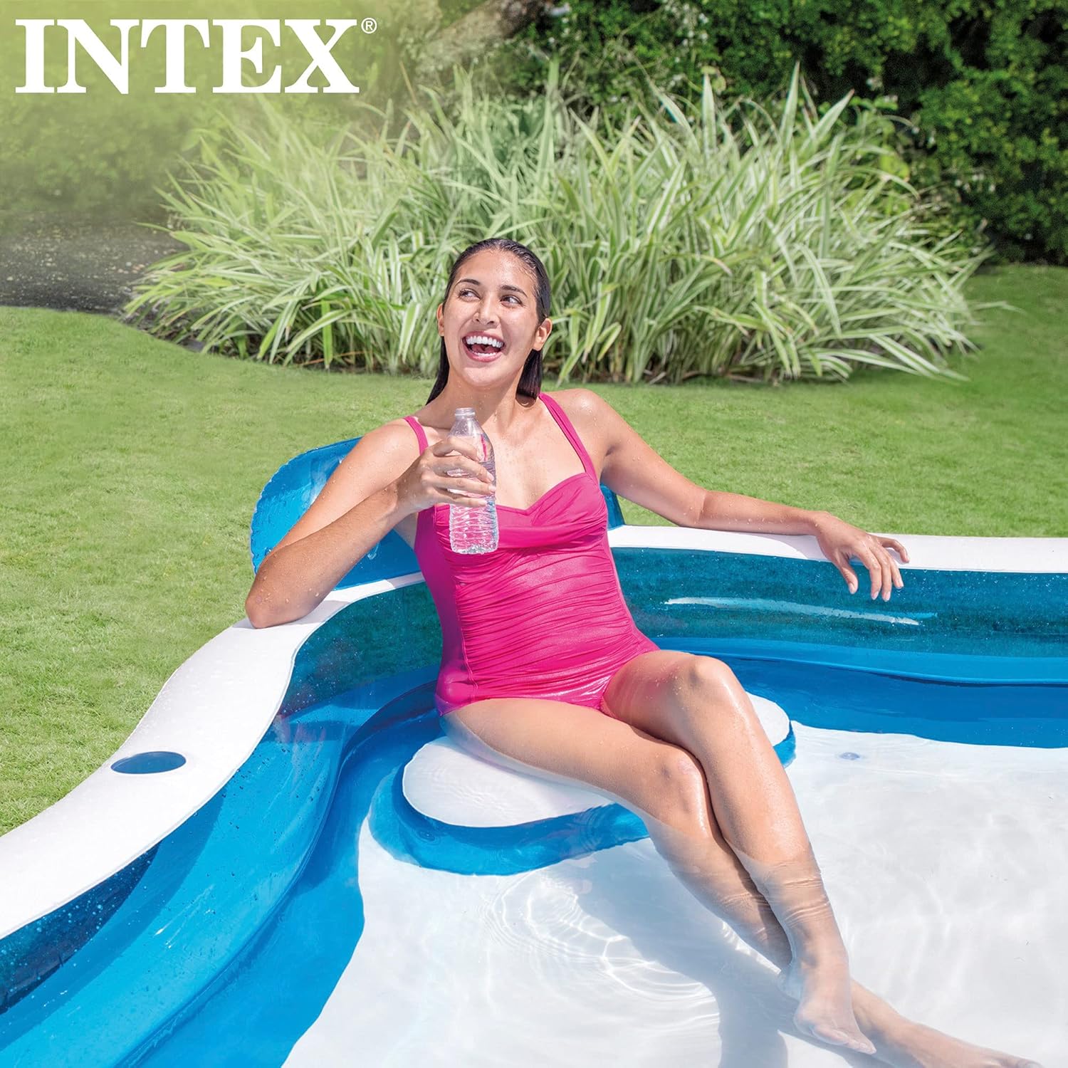 Intex Swim Center Family Lounge Pool 2.29mx2.29mx66cm 56475