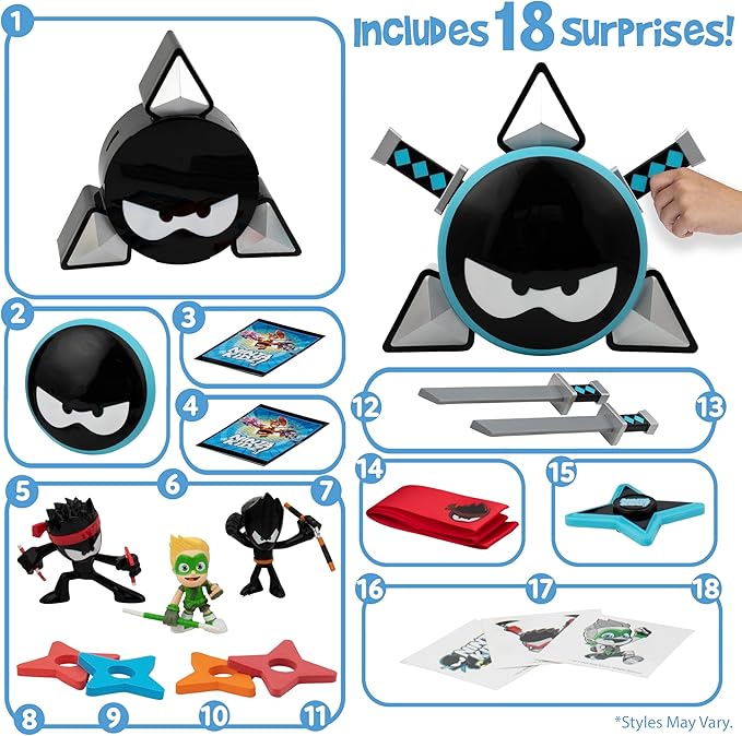 Ninja Kidz Series-1 Mystery Warrior Pack 4531 - Colorland Toys