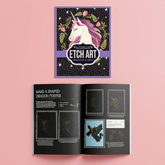 Hinkler Kaleidoscope Ultimate Etch Art Carry Case Magical Creatures 948725 - Colorland Toys