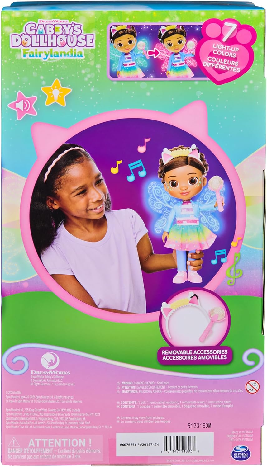 Gabby's Doll House Fairyriffic Dandelion Magic Gabby Doll 6076266 — image 8