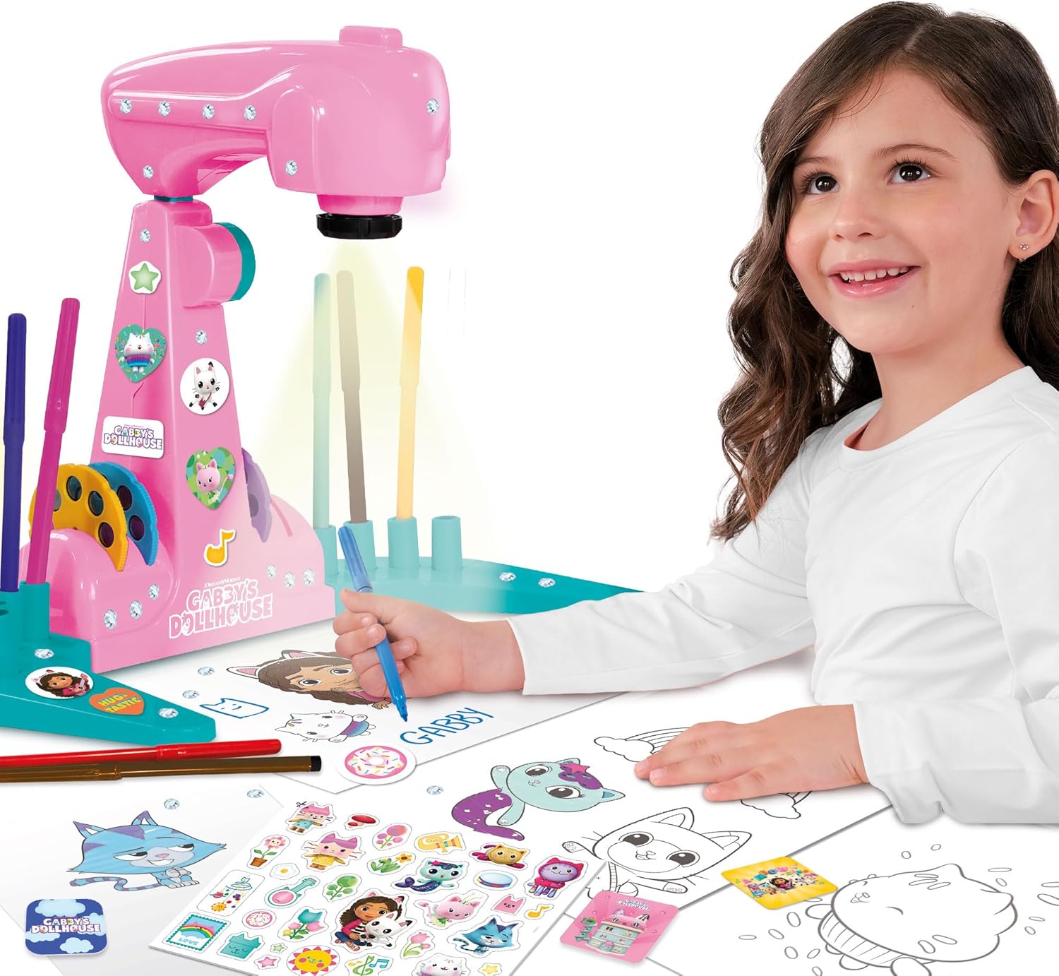Lisciani Gabby's Dollhouse Projector Drawing School 106936