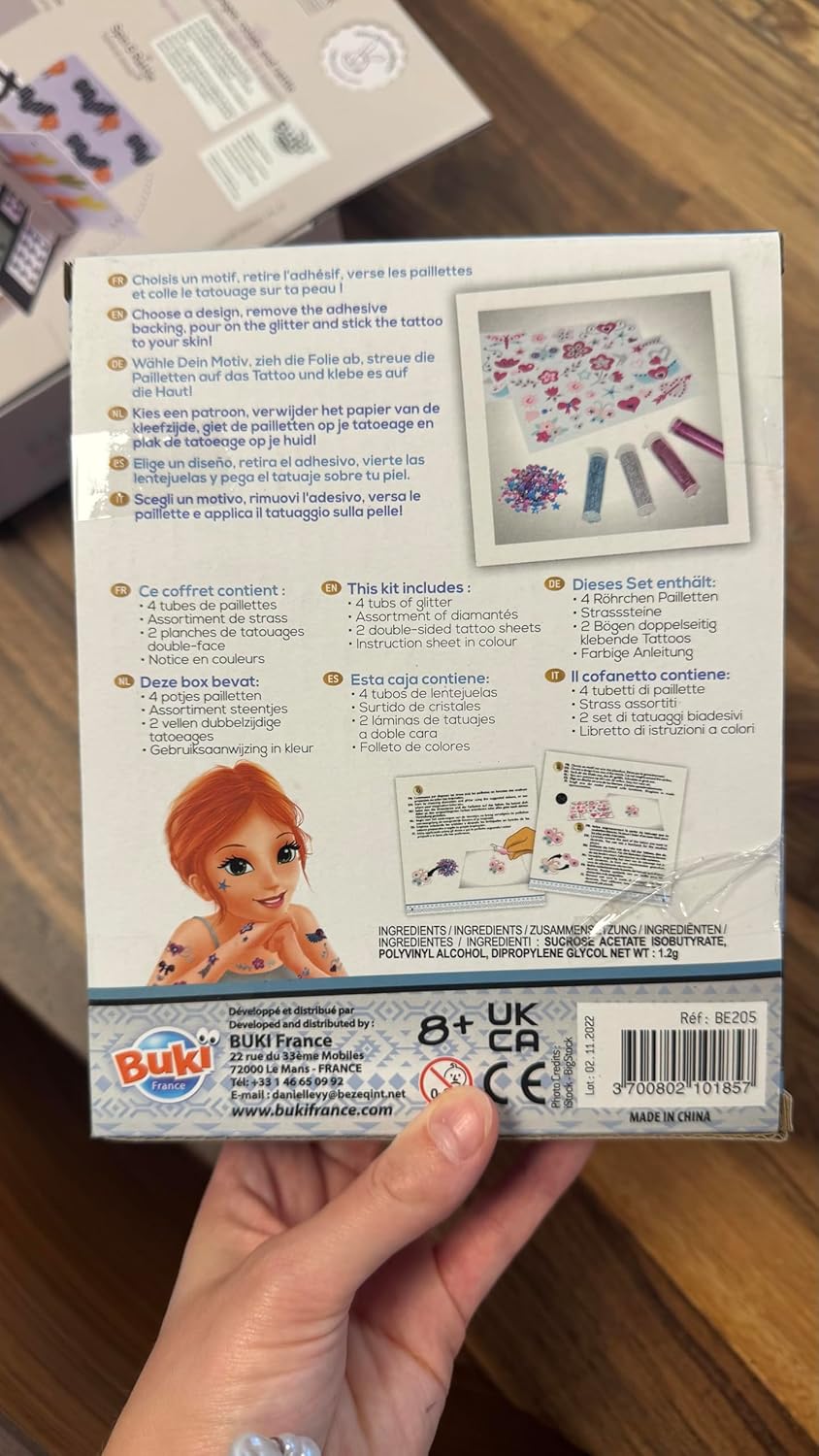 Be Teens Glitter Tattoos BE205 - Colorland Toys