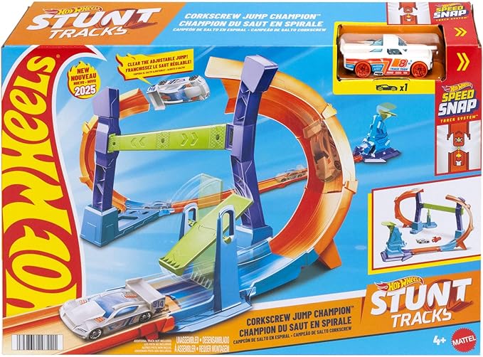 Hot Wheels Action Corkscrew Jump Champion JFH36