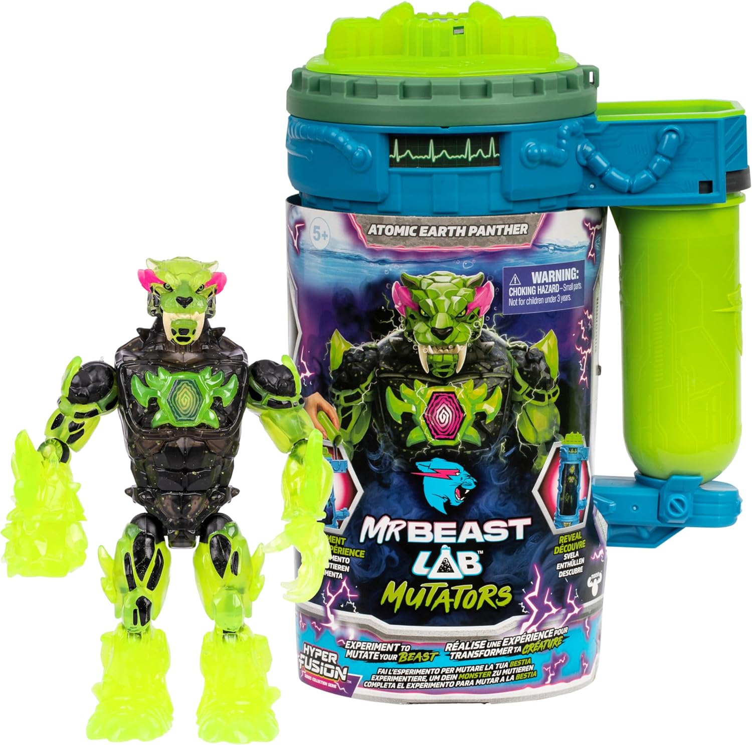 Mrbeast Lab Mutators Mutation Chamber Rock Panther 25008 - Colorland Toys