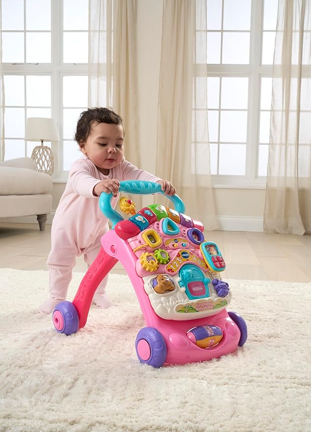 VTech First Steps Baby Walker Pink VT80-505653 - Colorland Toys