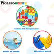 PicassoTiles Magnetic Tiles & Hedgehog PTE21