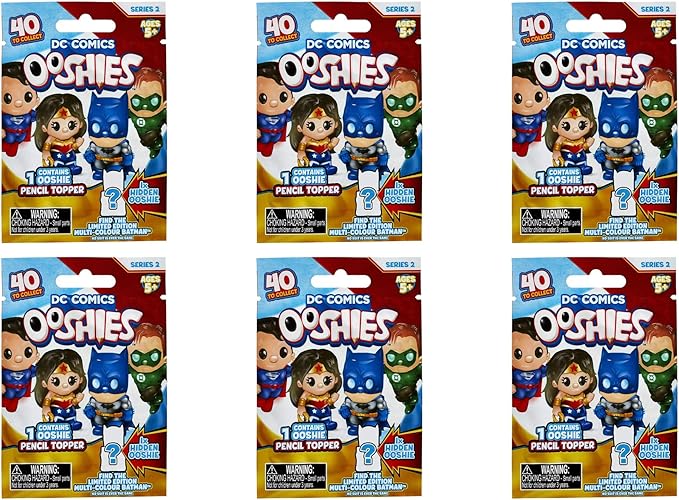 DC Comics Ooshies Pencil Toppers 4pk 75923