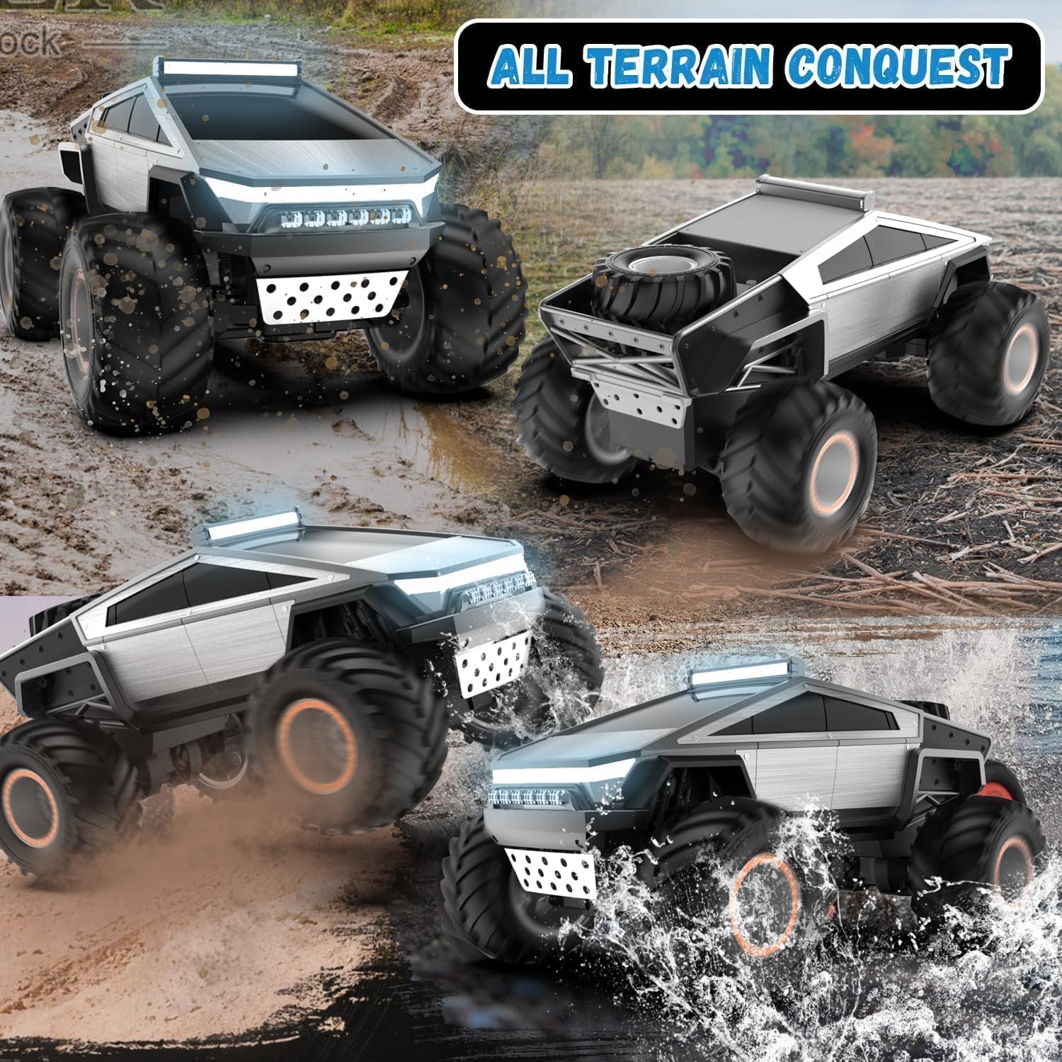 Tesla Cybertruck Monster Pick-Up RC Car D898