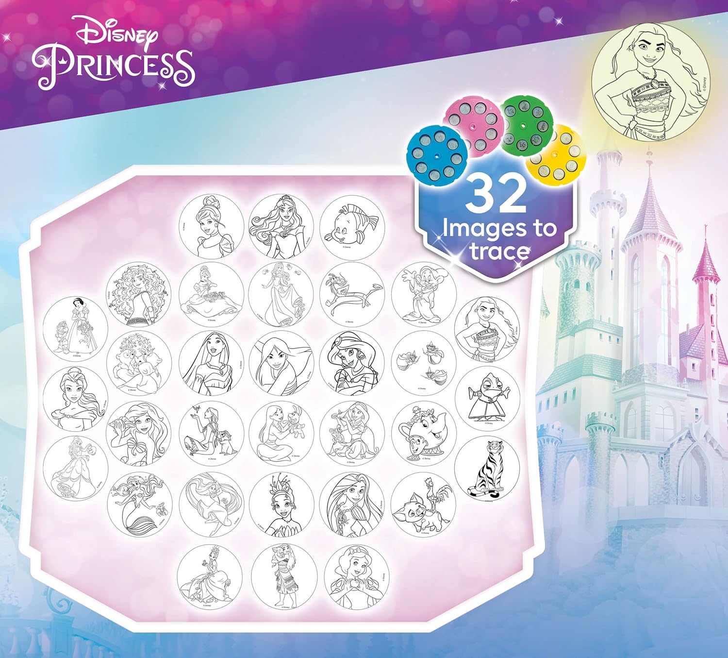 Lisciani Princess Projector Drawing School 92956